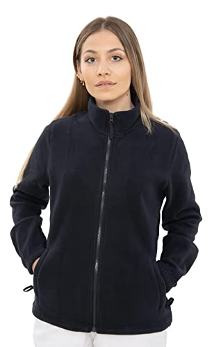 WEARK Forro Polar Enfermera Sudadera Bordado Bolsillos Colores Suave Tacto Mujer (S)