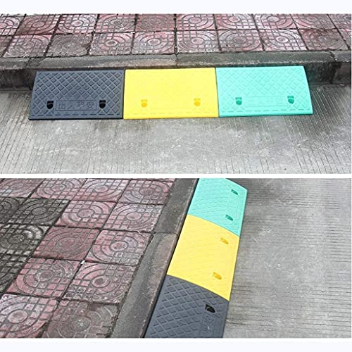 WEDF Rampas, plástico, portátil, Triangular, Taxi, Motocicleta, acera, rampas, Antideslizante, multifunción, rampas para sillas de Ruedas (tamaño: 50 27 13 cm)