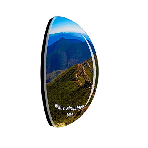 Weekino Montañas Blancas de New Hampshire Estados Unidos Imán de Nevera 3D de Cristal de la Ciudad de Viaje Recuerdo Colección de Regalo Fuerte Etiqueta Engomada refrigerador