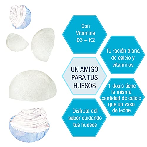 Weider Calcium Gummies. Gominolas de Calcio con Vitamina D y K. Sin Azúcares y Sin Gluten. 36 gummies. Sabor yogurt.