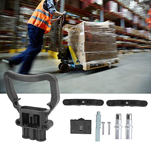 Weikeya Conector eléctrico de la carretilla elevadora, 80A DC150V 25mm² Adaptador de extensión de cable hecho de plástico de nylon para comunicaciones fuentes de alimentación y otros productos