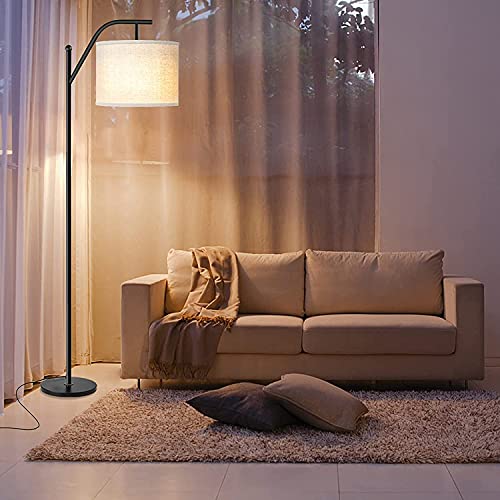 Wellwerks Lámpara de Pie, Moderna Lámpara de Lectura Temperatura de Color Ajustable y RGB Luz Regulable, WiFi Inteligente APP Control con Amazon Alexa /Google Home