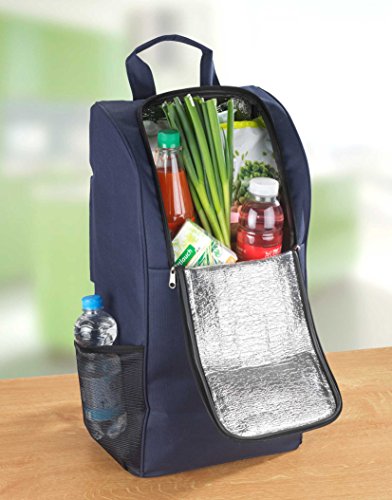 Wenko 84601500 de la Maleta con Ruedas y con Asiento de Coche, Triciclo con Sistema para Subir escaleras, Capacidad de la 35 L, Aluminio, 36,5 x 103 x 65 cm, Colour Plateado Mate