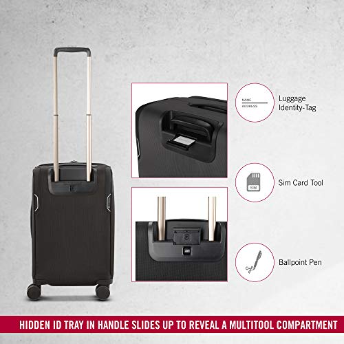 Werks Traveler 6.0, Frequent Flyer Softside Carry-on, Black-Nuevo