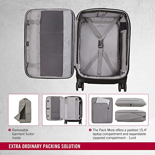 Werks Traveler 6.0, Frequent Flyer Softside Carry-on, Black-Nuevo