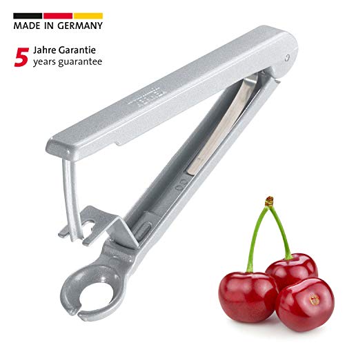 Westmark Deshuesador de cerezas, Longitud 14 cm, Aluminio, Kernex, Plateado, 40002260