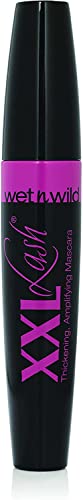 Wet n Wild - XXL Lash Mascara - Máscara de Pestañas Negra Espesa y Voluminosa - Fórmula Nutritiva a Base de Cera Natural y Queratina para una Pestañas Gruesas y Densas - Black - 1 Unidad