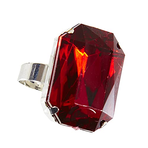 WIDMANN Anillo con Gemma, roja para adultos, talla única, vd-wdm05853