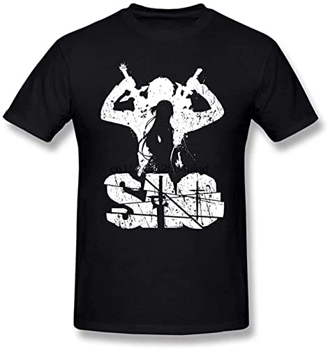 WiFi Sword Art Online Sao Love Forever T-Shirt Oversize Awesome T-Shirt Printed Cotton Men's Casual Short Sleeve T-Shirt