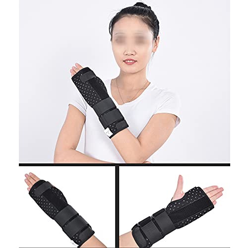 WILLQ Férula para Muñeca Túnel Carpiano Ortesis de Muñeca Soporte Nocturno Tendinitis Dolor Esguinces Síntomas Síndrome Túnel Carpiano Tratamiento Artritis Férula de Soporte Ajustable,A,M