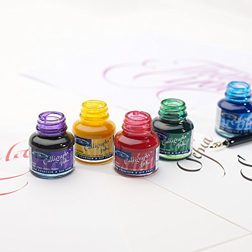 Winsor & Newton Calligraphy Ink Tinta para Caligrafía, Negro (Black), 30ml