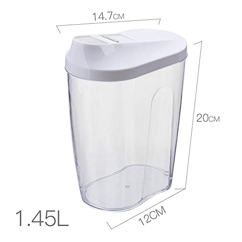 WINZSC Caja de detergente en Polvo para el hogar pequeño Recipiente de Almacenamiento de contenedores Transparentes Caja de Almacenamiento de detergente en Polvo wx10181141