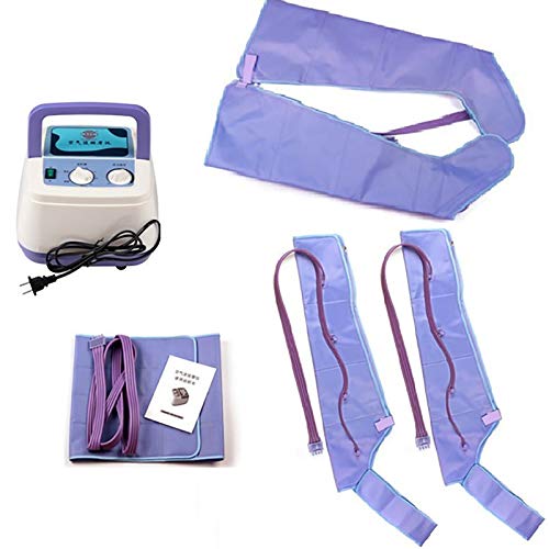 WLKQ Masajeador Abdomen Y Piernas Y Brazos, Presoterapia, Masajeador Piernas Compresion, Masaje por Ondas Intenso Útil para La Circulación Corporal Y La Relajación,Whole Set