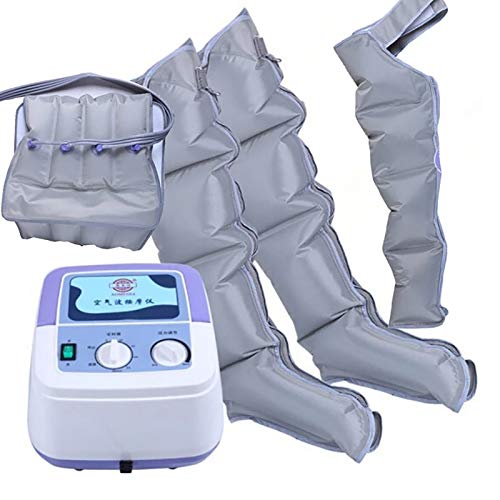 WLKQ Masajeador Abdomen Y Piernas Y Brazos, Presoterapia, Masajeador Piernas Compresion, Masaje por Ondas Intenso Útil para La Circulación Corporal Y La Relajación,Whole Set