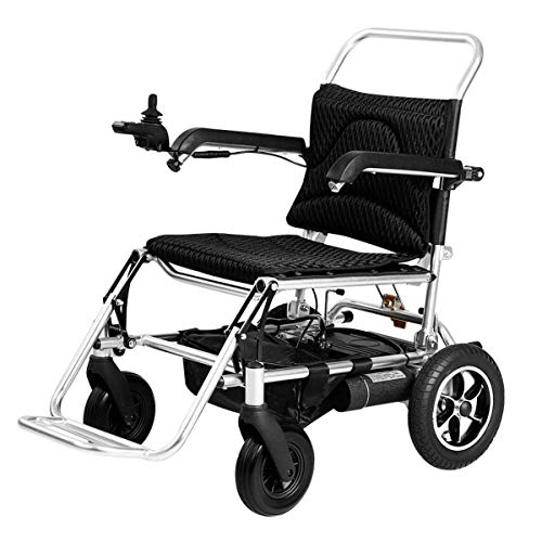 Wlylyh Sillas De Ruedas Eléctricas Plegables Ligeras Elite Inteligente Automático Automático Plegable Ligero Ancianos Discapacitados Coche