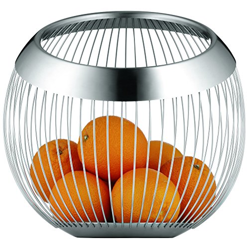 WMF Living Lounge Frutero Cesta, Acero Inoxidable Mate, 19 cm