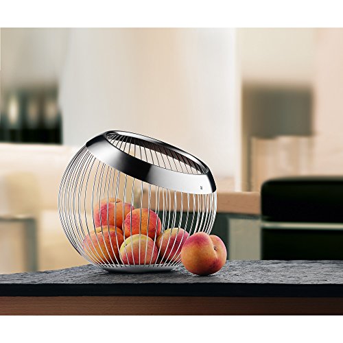 WMF Living Lounge Frutero Cesta, Acero Inoxidable Mate, 19 cm