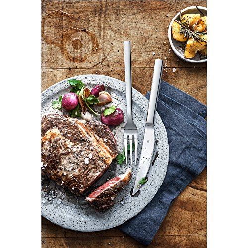 WMF Nuova Juego 12 Piezas Cubierto Steak, Acero Inoxidable Pulido