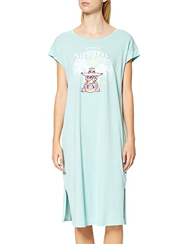 Women' Secret Camisón SHORT SLEEVES MEDIUM NIGHTDRESS MUST VESTIDOS 4852664 VERDE ,M para Mujer