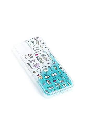 Wondee Global Brands Services Carcasa de TPU Trasparente con diseño de Utensilios de enfermería de Enfermera en Apuros para iPhone 12 Mini