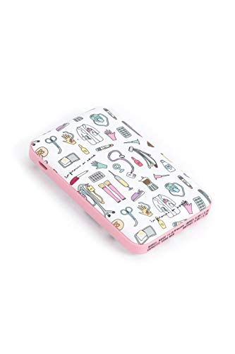 Wondee Global Brands Services Power Bank de 5.000 mAh con diseño de Enfermera en Apuro; Utensilios de enfermería sobre Fondo Blanco; Capacidad de 2 a 3 Cargas y Dos Puertos USB