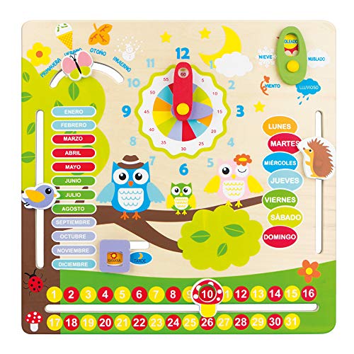 WOOMAX - Juego educativo de madera Búhos WOOMAX (42737)