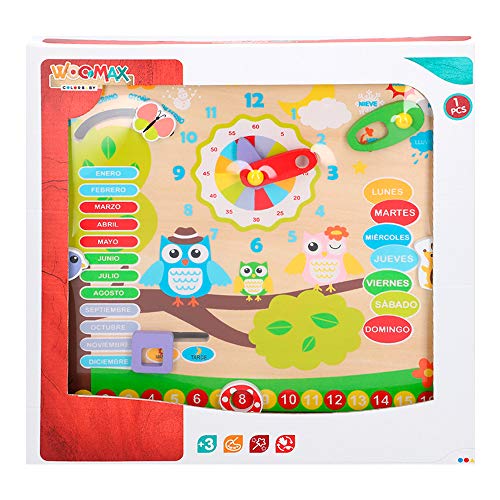 WOOMAX - Juego educativo de madera Búhos WOOMAX (42737)
