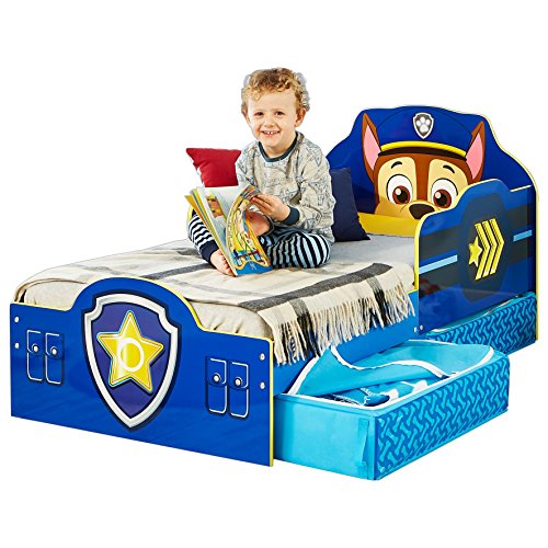 Worlds Apart Cama Infantil con Espacio de Almacenamiento Inferior, Madera, Azul, 68.00x77.00x143.00 cm