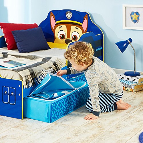 Worlds Apart Cama Infantil con Espacio de Almacenamiento Inferior, Madera, Azul, 68.00x77.00x143.00 cm