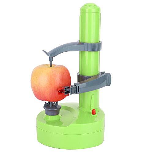 wosume Pelador de patatas eléctrico, multifuncional Hogar eléctrico automático Pelador de frutas Peladora Máquina de herramientas de cocina Máquina(verde)