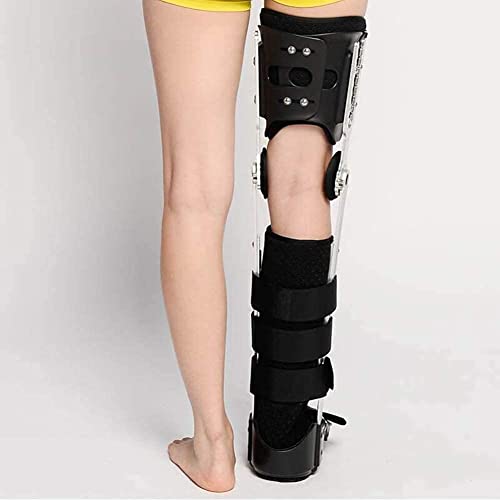WSYL Ortopédico ajustable ROM Sobre la rodilla con bisagras, ortesis de inmojecimiento de la rodilla, ortesis de abducción for la pierna izquierda o la pierna derecha, soporte de abrazadera con bisagr