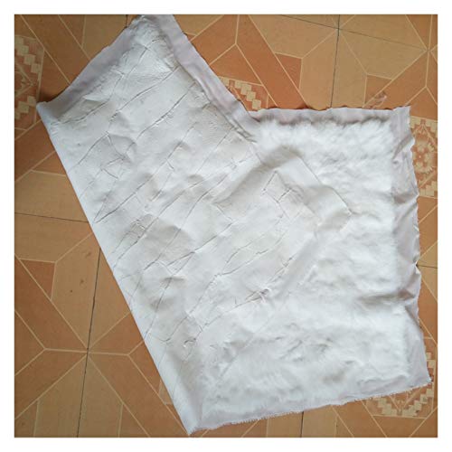 WYFDC Blanca Remiendo Natural De Conejo De Piel De Conejo Placa Manta De La Piel Pieles Decorativo Banda Mantas Alfombras For La Sala Manta (Color : Brown)