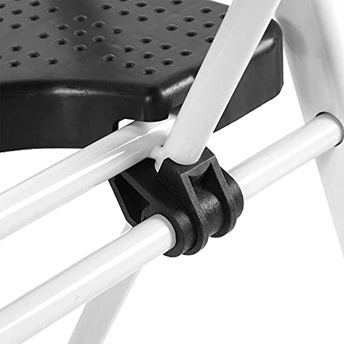 WYN Escalera Plegable de Trabajo Pesado de 2 Pasos Mini con Pasos Acanalados Antideslizantes de heces, Adecuado para Adultos en Cocina, baño, Dormitorio
