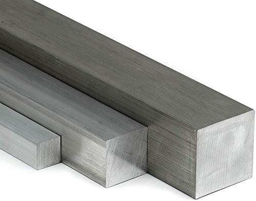 Wzwwjs Cuadrado de Aluminio Barra Maciza de Bar, Buena procesabilidad, Largo: 500 mm, Anchura: 10 mm * 6, 8 * 10 mm, 10 * 10mm,Thick * Width:6 * 10mm