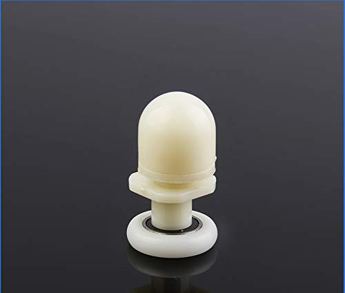 X-BAOFU, 2 PC Ducha Rodillos de la Puerta de los Corredores Ruedas poleas de diámetro de la Ducha de Ruedas Sala de Polea (tamaño : 27mm)