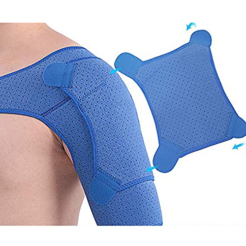 XER Soporte de hombro de compresión para hombres y mujeres, soporte ajustable para manguito rotador se adapta a la izquierda derecha ortopédica hombro estabilizador