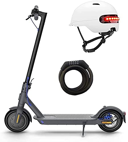 Xiaomi Mi Electric Scooter 3 + Casco SMART4U SH50U, M, Blanco