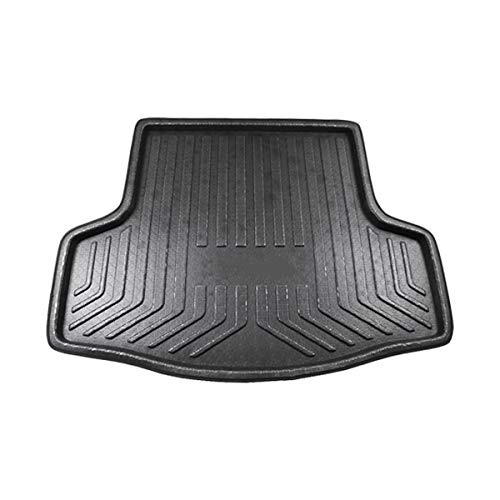 XMEIFEITS Colchonetas personalizadas For Nissan Almera Versa Sedan Sunny Latio 2012-2018 posterior del coche del cargador del tronco a prueba de agua tapetes de alfombras anti barro bandeja de carga d