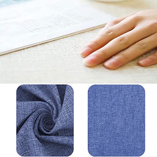Xpnit Cojín grueso de banco de 2/3 plazas, 80/100/120 cm, 3/5 cm de largo, cojín de banco de jardín, para comedor, patio, columpio, interior y exterior (80 x 35 x 3 cm), azul)