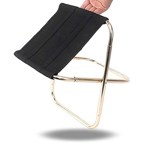 Xrten Viajes Taburete Plegable Portátil de Aluminio Ligero Pequeña para Camping, Pesca, Senderismo, Caza ect