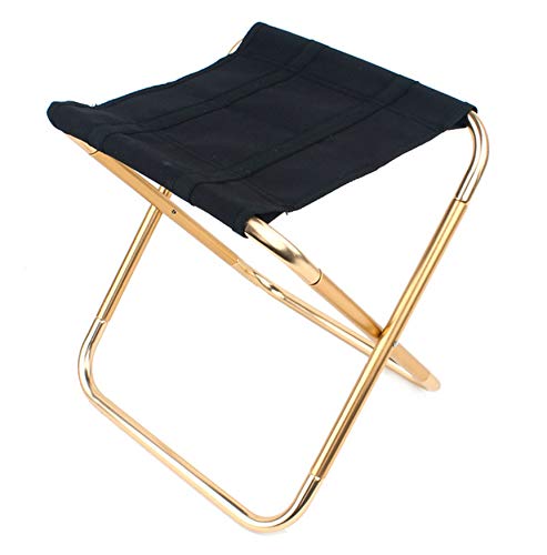 Xrten Viajes Taburete Plegable Portátil de Aluminio Ligero Pequeña para Camping, Pesca, Senderismo, Caza ect