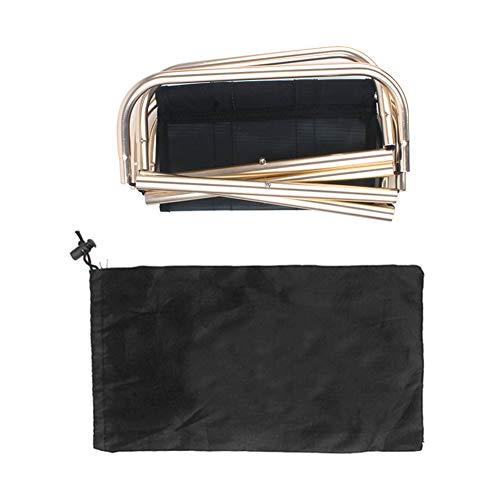 Xrten Viajes Taburete Plegable Portátil de Aluminio Ligero Pequeña para Camping, Pesca, Senderismo, Caza ect