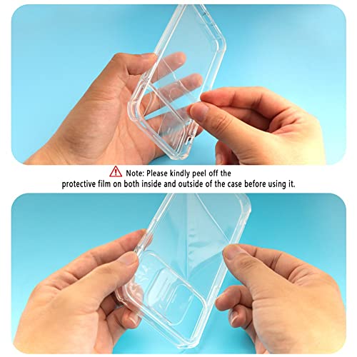 XTCASE Funda para Samsung Galaxy A51, Protección de la Cámara Transparente Carcasa Cubierta de Cámara Deslizante Proteger Ultra-Fina Híbrida PC + TPU Anti-Choque Anti-arañazos