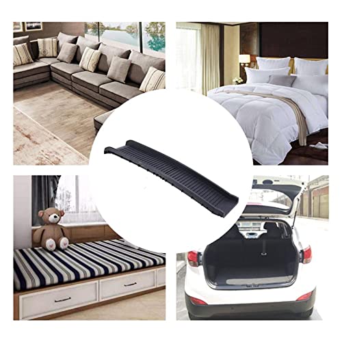 XXIOJUN Rampa Plegable para Perros De 62 Pulgadas, Escalera Plegable Portátil Ligera, Sostiene hasta 150 Libras para Coches, Camiones (Color : Black, Tamaño : 156x40cm)