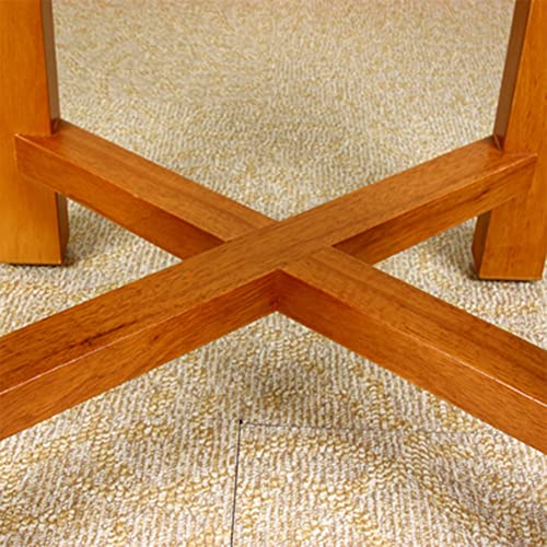 XXIOJUN Taburete De Baño, Taburete De Madera Maciza, Reforzamiento Reforzar El Taburete del Taburete del Anciano ， para Baño Y Aseo Interior Y Exterior. (Color : Wood Color, Tamaño : 46x34cm)