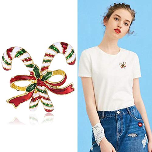 YANGHONDD Broche De La Muleta del Bowknot del Color De Modabroches Y Alfileres para Mujer