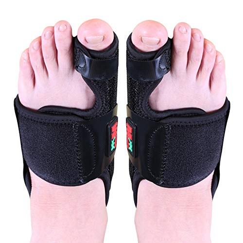 YANSHAN Dos mordazas Ajustables Llave de Hallux valgus (I01) - Gran corrección en valgo del Dedo del pie (Color : Black, Size : M Code)
