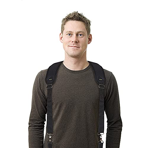 YeenGreen Tirantes para cinturón de herramientas, correas de herramientas resistentes, correas de herramientas acolchadas para carpintero, electricista, peso ligero, ajustable 93-127 cm