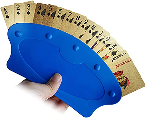 Yesland Soporte para cartas de juego, 6 unidades, soporte para tarjetas, para niños, adultos, personas mayores, juegos sin manos