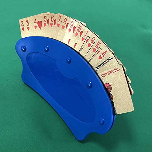 Yesland Soporte para cartas de juego, 6 unidades, soporte para tarjetas, para niños, adultos, personas mayores, juegos sin manos